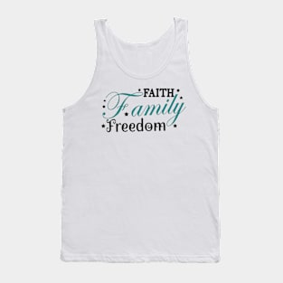 Faith Family Freedom Tank Top